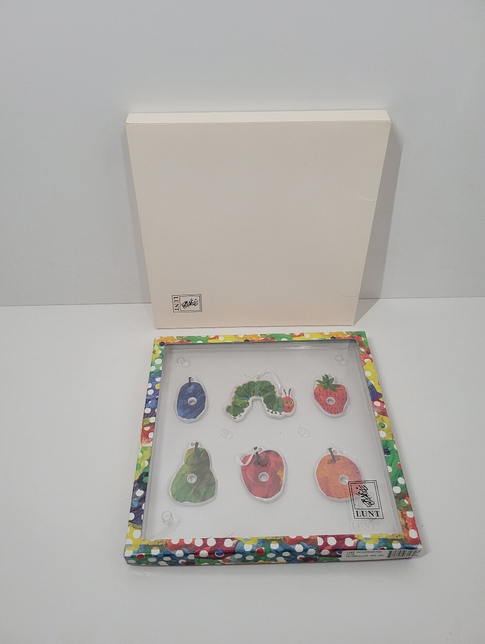 Lunt Silversmiths The Very Hungry Caterpillar Eric Carle Ornament Set New